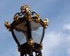 Magnifique lanterne sculpt�e � Londres
