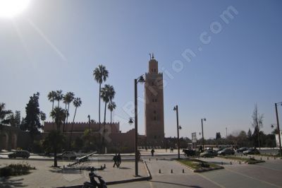 Vue sur la Koutoubia - Photo libre de droit - PABvision.com