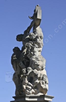 sculpture située dans la ville de Prague - Photo libre de droit - PABvision.com
