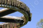 Ancienne roue en bois