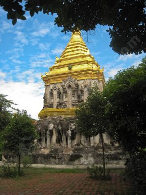 Chiang Mai, magnifique temple - Photo libre de droit - PABvision.com