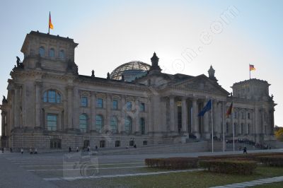 Berlin, le parlement dans l'édifice transformé du Reichstag - Photo libre de droit - PABvision.com
