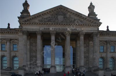 Berlin, le parlement dans l'édifice transformé du Reichstag - Photo libre de droit - PABvision.com