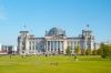 Berlin, le parlement dans l'�difice transform� du Reichstag